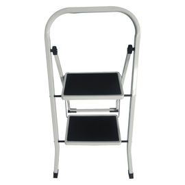 Portable Steel Step Stool 2 Steps Metal Folding Step For Industrial Work