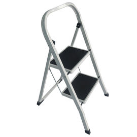 Portable Steel Step Stool 2 Steps Metal Folding Step For Industrial Work